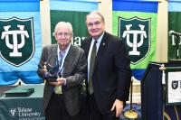Photograph: Steven Paul honored with Tulane Medicine Lifetime Achievement Award
